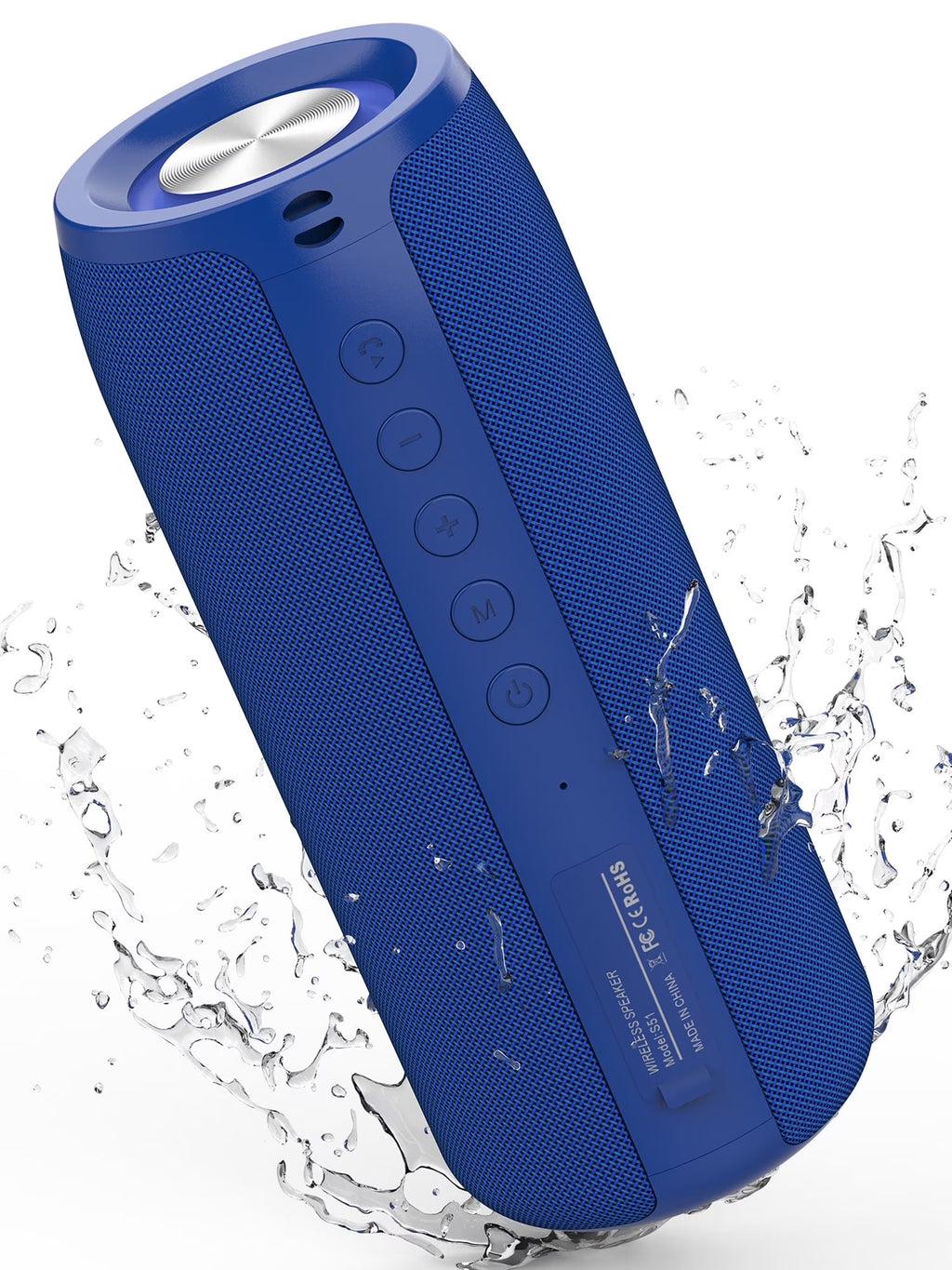 Portable Bluetooth Speaker, Wireless Speaker with Loud Stereo Deep Bass Sound, Outdoor Speakers with Bluetooth 5.0, 30H Playtime, Dual Pairing for Home,Party