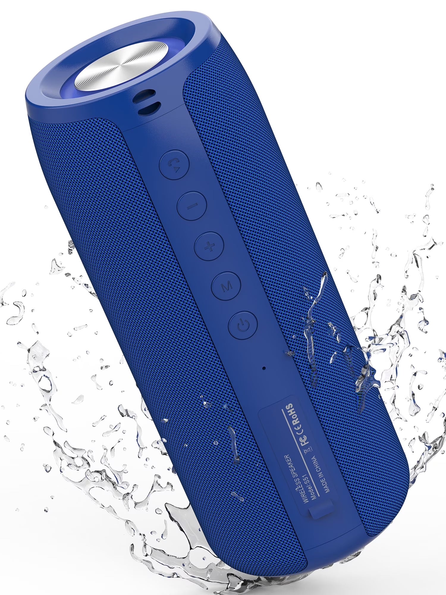 Portable Bluetooth Speaker, Wireless Speaker with Loud Stereo Deep Bass Sound, Outdoor Speakers with Bluetooth 5.0, 30H Playtime, Dual Pairing for Home,Party